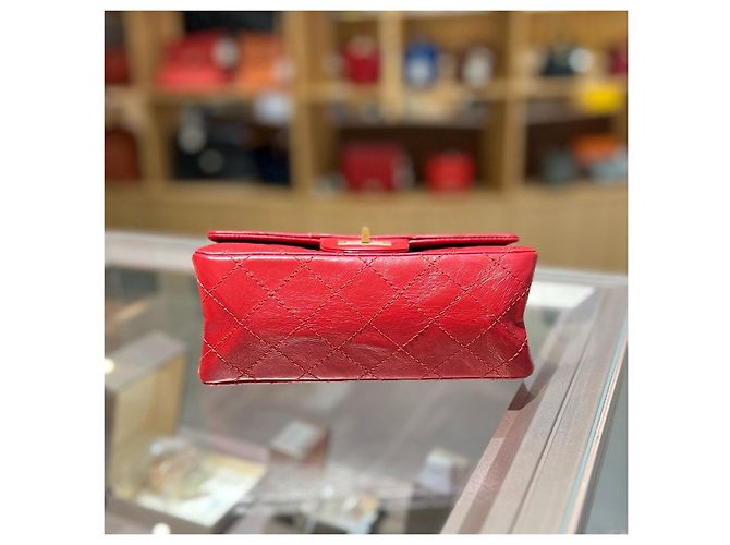 Chanel 2.55 Reissue Mini Borsa a Catena Rossa Rosso - vista 5