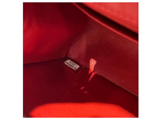 Chanel 2.55 Reissue Mini Borsa a Catena Rossa Rosso - vista 8
