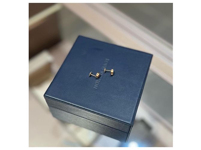 Orecchini Louis Vuitton Empreinte Monogram Flower oro 18K D'oro - vista 4