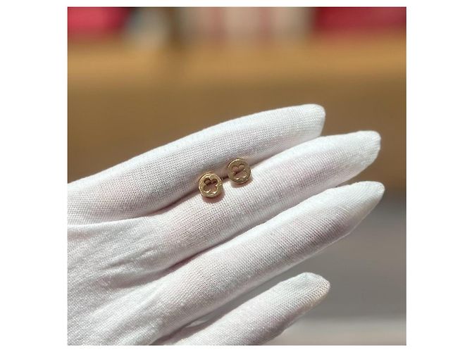 Orecchini Louis Vuitton Empreinte Monogram Flower oro 18K D'oro - vista 5