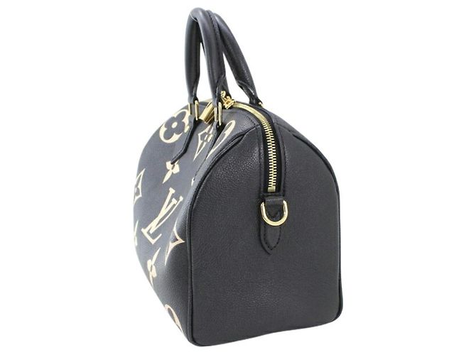 Borsa Louis Vuitton Speedy Bandoulière 25 Nero - vista 5