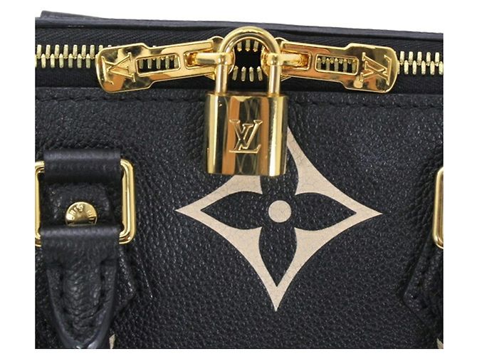 Borsa Louis Vuitton Speedy Bandoulière 25 Nero - vista 7