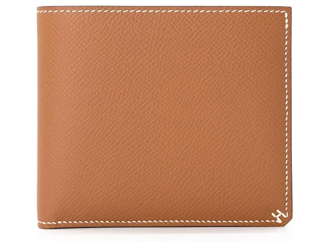 Hermès Portafoglio bi-fold compatto Sellier Hermes Marrone - vista 2