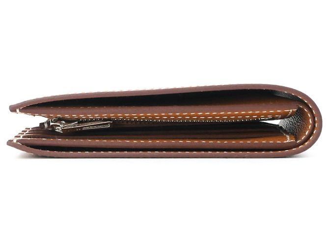 Hermès Portafoglio bi-fold compatto Sellier Hermes Marrone - vista 4