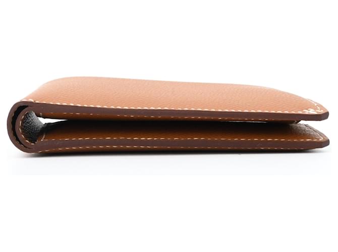 Hermès Portafoglio bi-fold compatto Sellier Hermes Marrone - vista 5