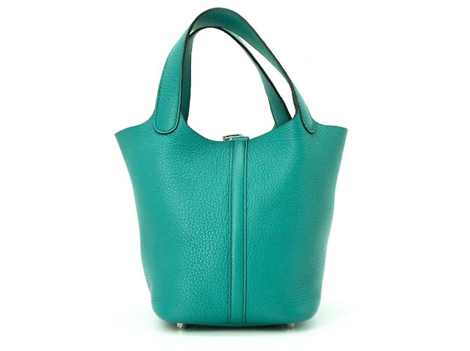 Hermès Borsa Hermes Picotin Lock PM in verde Malachite - vista 2