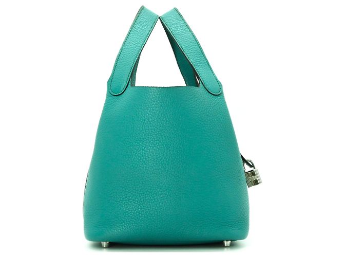 Hermès Borsa Hermes Picotin Lock PM in verde Malachite - vista 3