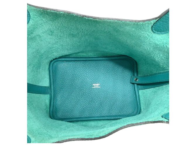 Hermès Borsa Hermes Picotin Lock PM in verde Malachite - vista 7