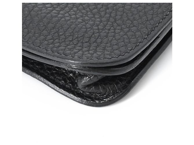 Hermès Marsupio e portafoglio bi-fold HERMES Dogon Nero - vista 11