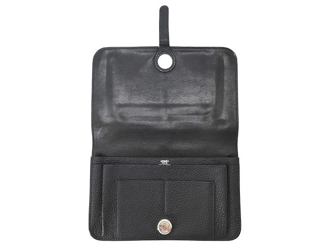 Hermès Marsupio e portafoglio bi-fold HERMES Dogon Nero - vista 8