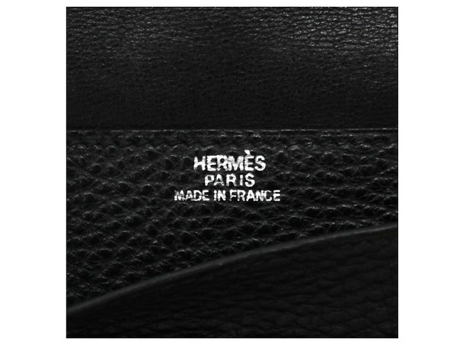 Hermès Marsupio e portafoglio bi-fold HERMES Dogon Nero - vista 9