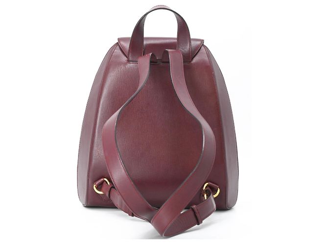 Cartier Must Line Lederrucksack Bordeaux - Ansicht 3