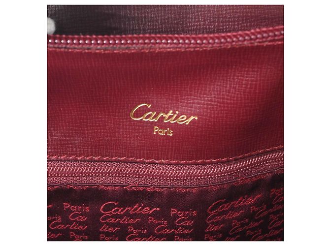 Cartier Must Line Lederrucksack Bordeaux - Ansicht 9