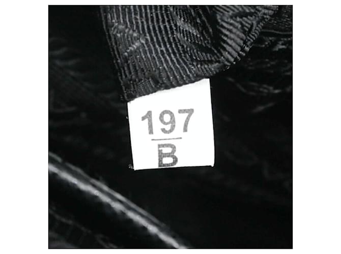 Zaino Prada Triangle per donna Nero Bianco - vista 15