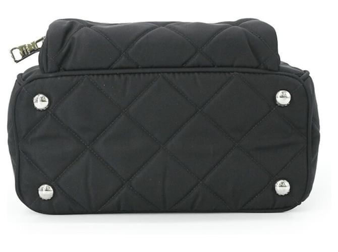 Zaino Prada Triangle per donna Nero Bianco - vista 6