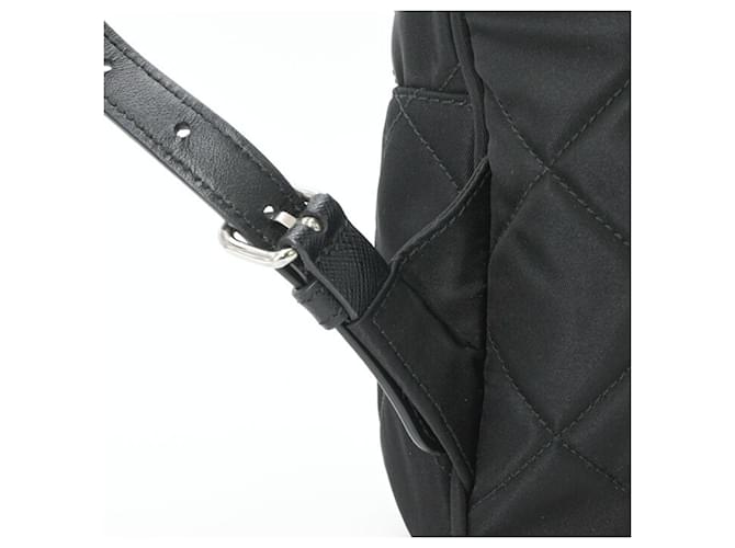 Zaino Prada Triangle per donna Nero Bianco - vista 9