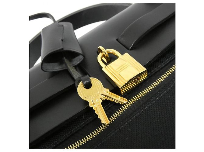 Hermès Borsa Hermes Herbag Zip PM Nero - vista 5