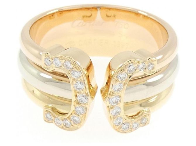 Cartier 2C Large Band Ring Golden - Ansicht 2