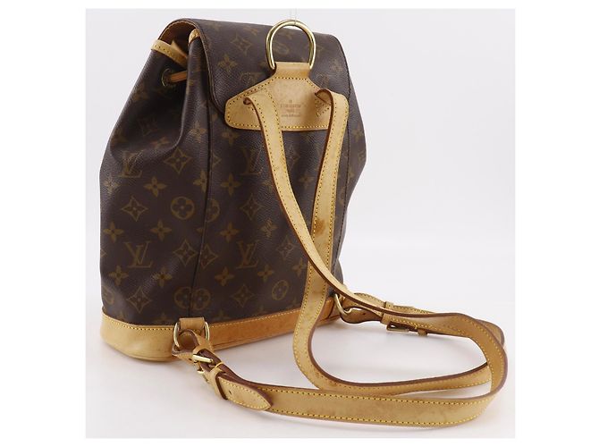 Louis Vuitton Montsouris Monogram MM Marrone - vista 2