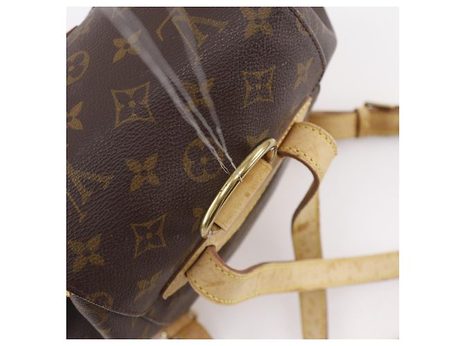 Louis Vuitton Montsouris Monogram MM Marrone - vista 7