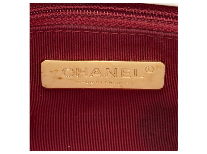 Gabrielle Borsa a tracolla Chanel Lambskin 19 Medium Flap Bianco - vista 8