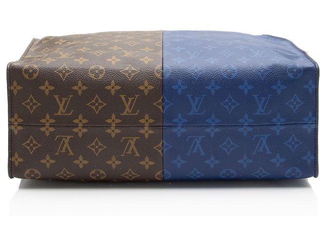 Louis Vuitton Split Monogram Eclipse Canvas N/S Tote Blue - view 4