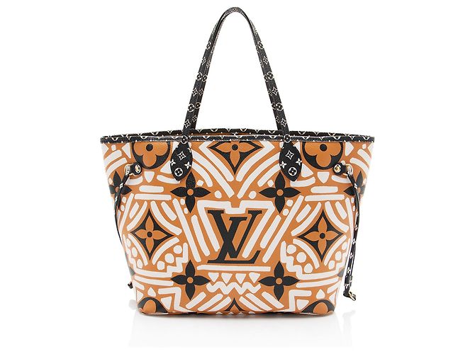 Tote Louis Vuitton Limited Edition Monogram Crafty Neverfull MM Nero - vista 3