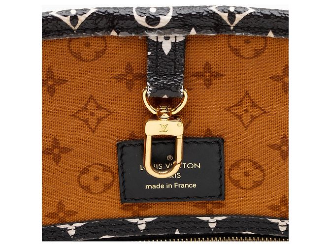 Tote Louis Vuitton Limited Edition Monogram Crafty Neverfull MM Nero - vista 9