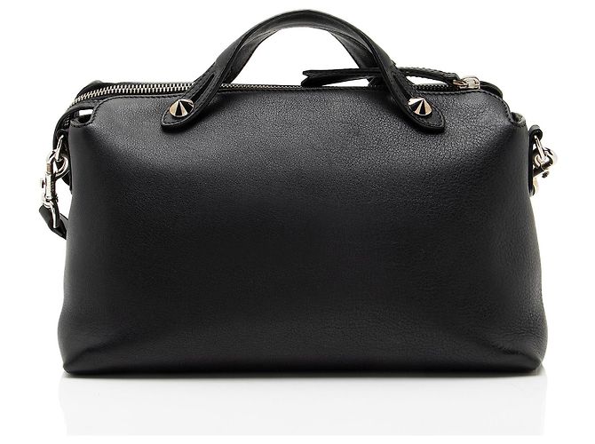 Fendi Boston Small By The Way aus Kalbsleder Schwarz - Ansicht 3