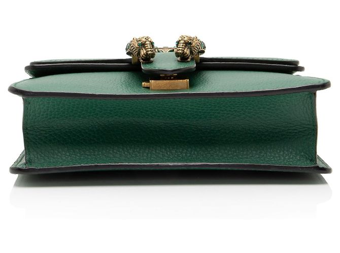 Piccola borsa a tracolla Dionysus in pelle e cristalli Gucci Verde - vista 4