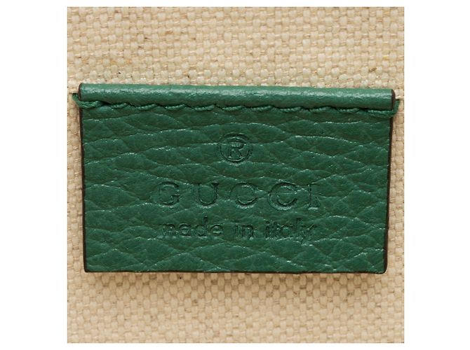 Piccola borsa a tracolla Dionysus in pelle e cristalli Gucci Verde - vista 8