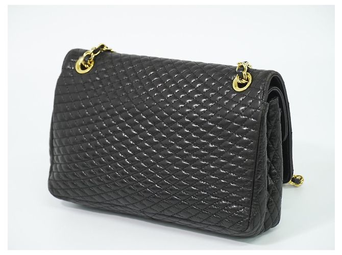 Bally Vintage Chain Pelle Trapuntata Nero - vista 2