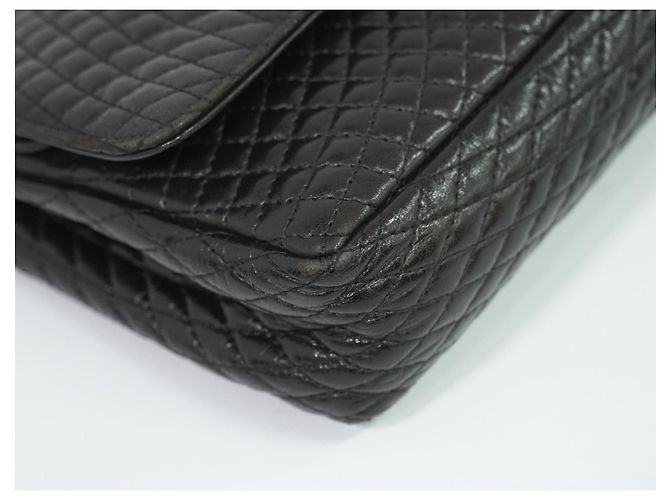 Bally Vintage Chain Pelle Trapuntata Nero - vista 7