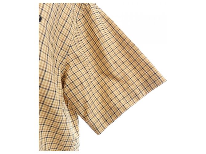 Miu Miu POPLIN KLEID Poplin-Kleid Beige - vista 6