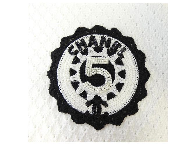 Top de punto Chanel Blanco - vista 7