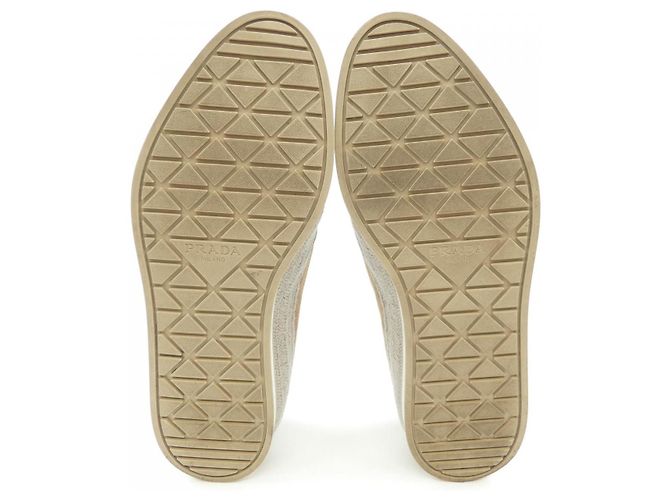 Baskets Prada Marron - vue 4