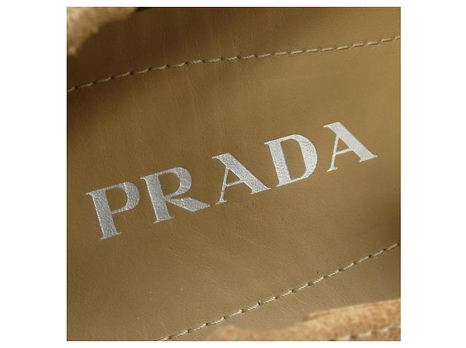 Baskets Prada Marron - vue 6