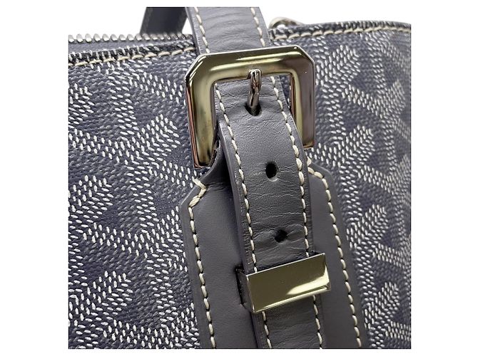 Borsa a Spalla Goyard Marie Galante PM Marrone Bianco - vista 11
