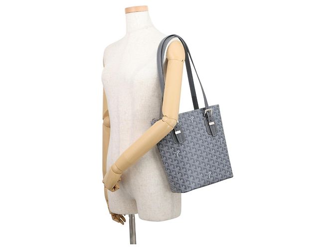 Borsa a Spalla Goyard Marie Galante PM Marrone Bianco - vista 4