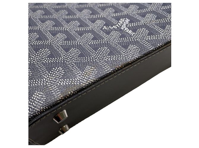 Borsa a Spalla Goyard Marie Galante PM Marrone Bianco - vista 6