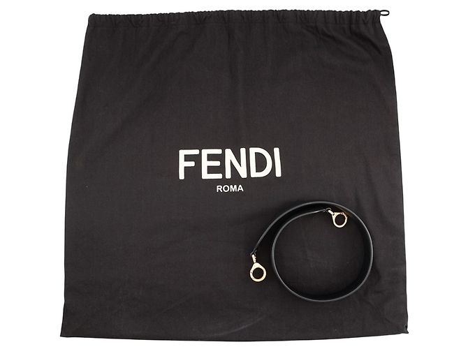 Borsa Fendi Peekaboo Essentially in pelle Nero - vista 19