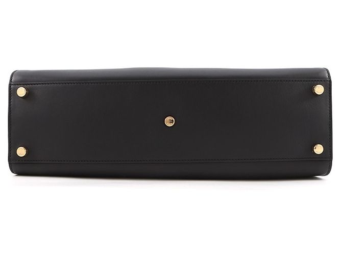 Borsa Fendi Peekaboo Essentially in pelle Nero - vista 3