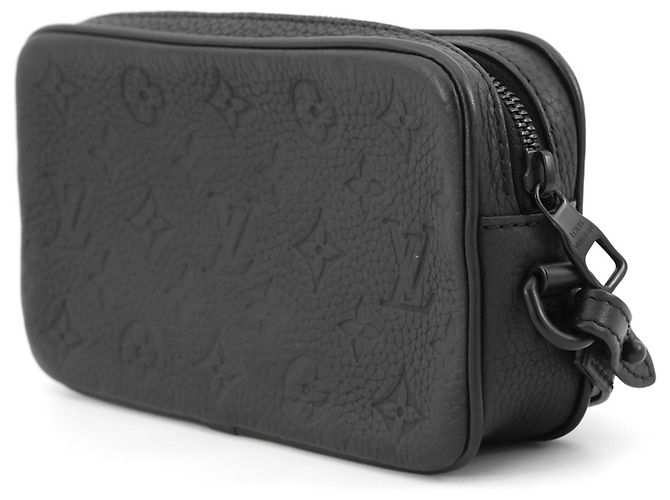 Borsa Louis Vuitton Monogram Pochette Volga Nero Monogramma - vista 2