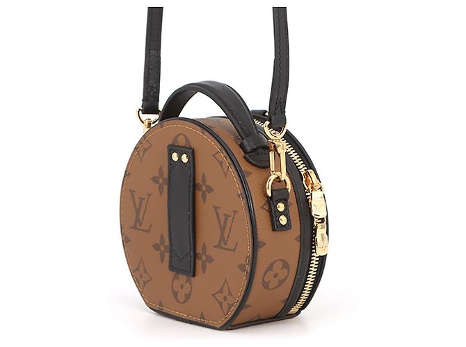 Louis Vuitton Monogram Reverse Mini Boite Chapeau Beige Monogramma - vista 2