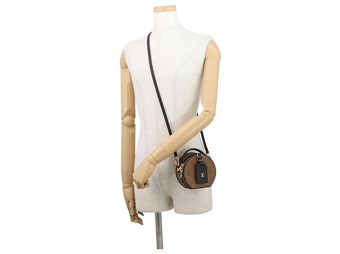 Louis Vuitton Monogram Reverse Mini Boite Chapeau Beige Monogramma - vista 4