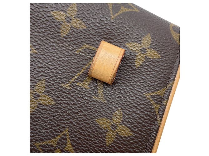 Louis Vuitton Monogram Pochette Florentine Marrone Monogramma - vista 11