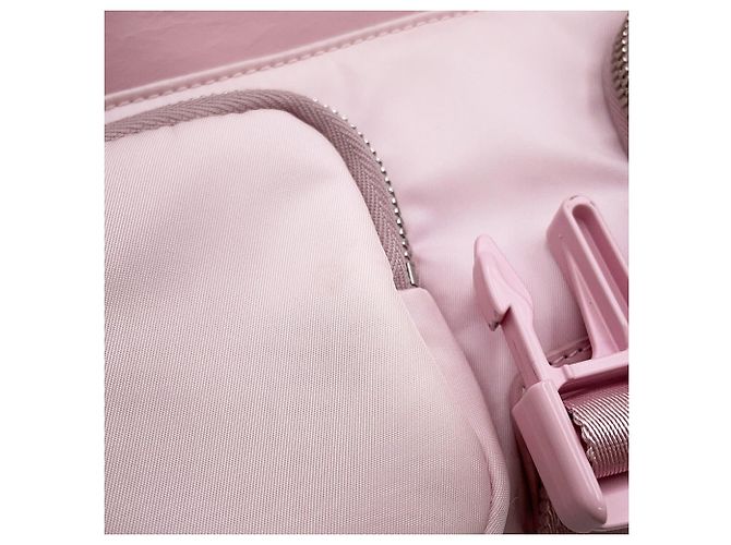 Borsa a tracolla in Re-Nylon Prada Rosa - vista 14