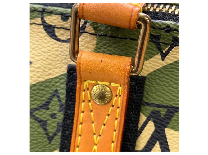 Borsa Louis Vuitton Monogram Fleurage Speedy 35 Cachi Monogramma - vista 11