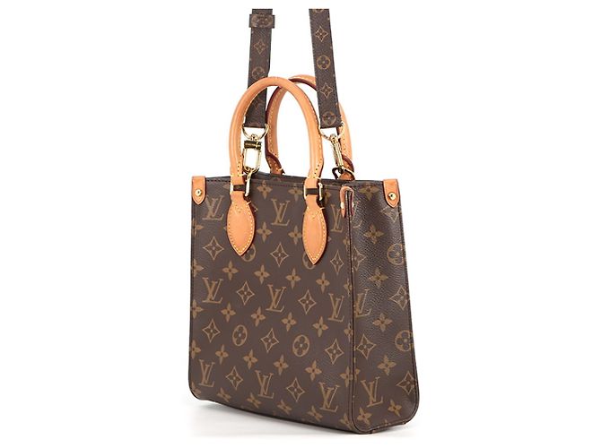 Borsa Louis Vuitton Monogram Sac Plat BB Rosso Monogramma - vista 2