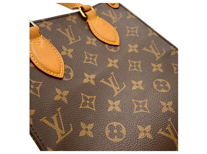 Borsa Louis Vuitton Monogram Sac Plat BB Rosso Monogramma - vista 8